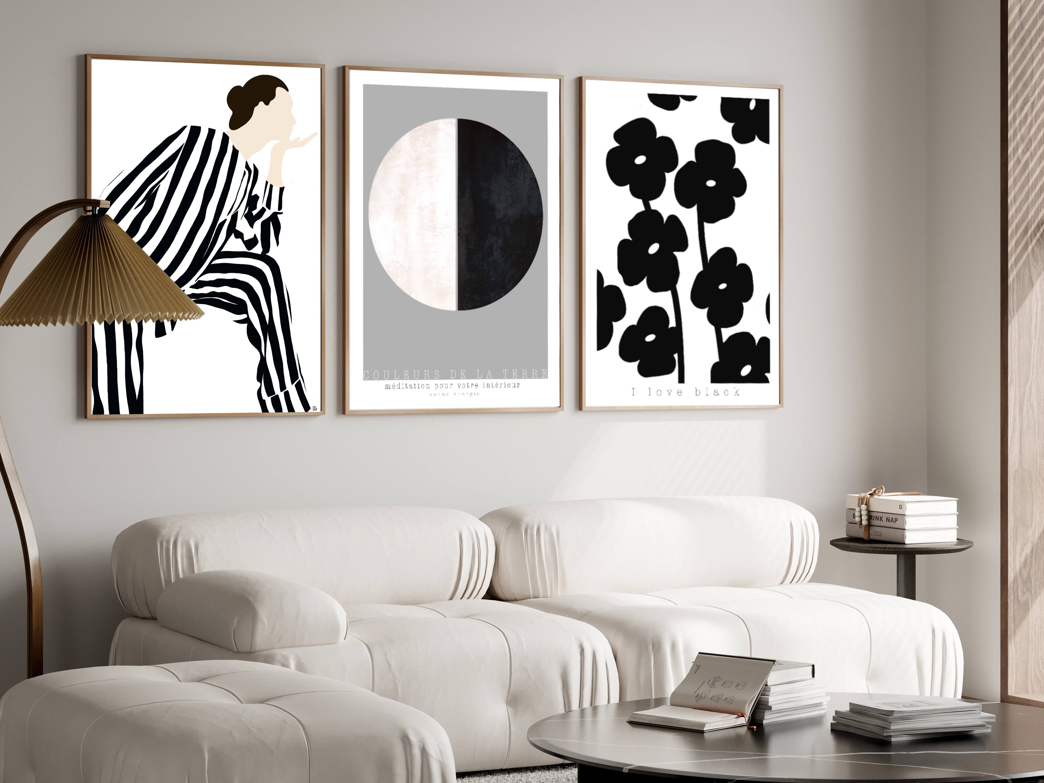 Relax black set / 0090