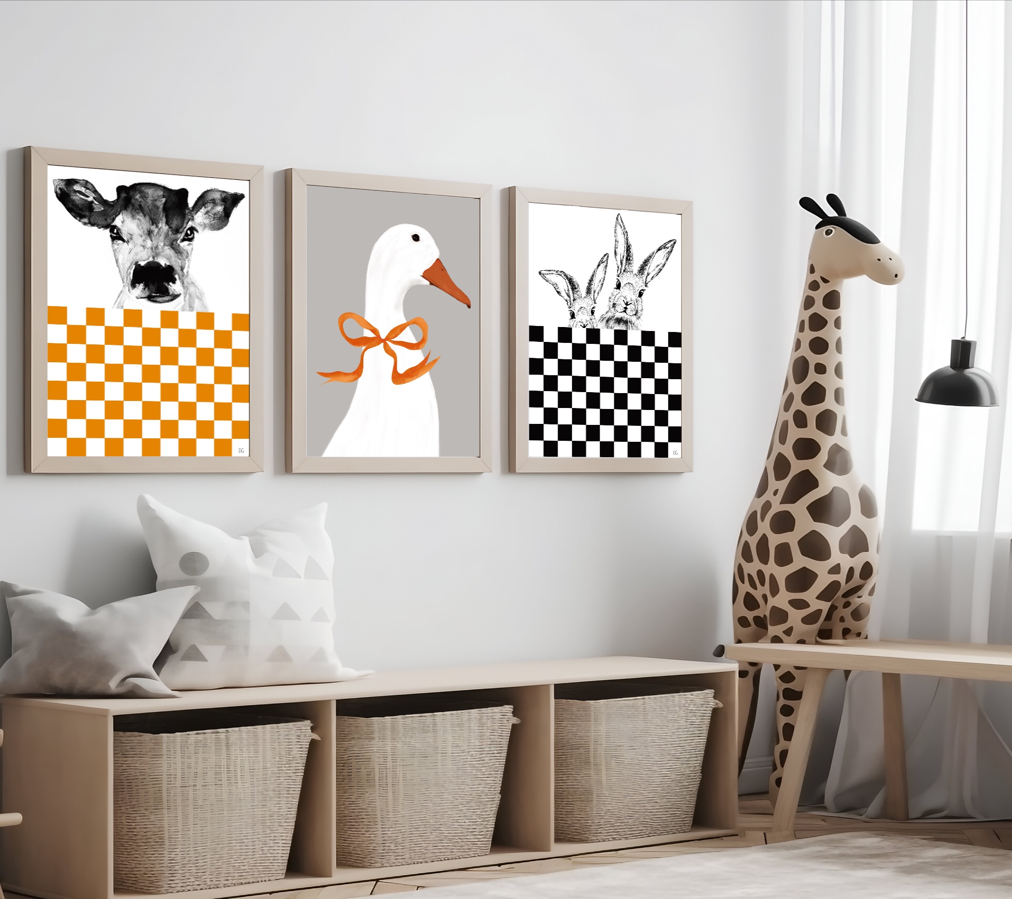 Kids love animal set / 0023